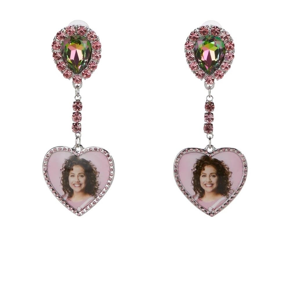 Clueless Rhinestone Tai Earrings
